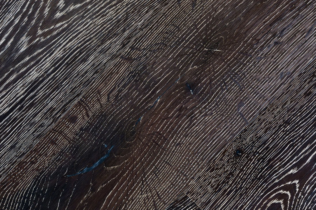 Fired oak wood flooring - NIGHT STORM