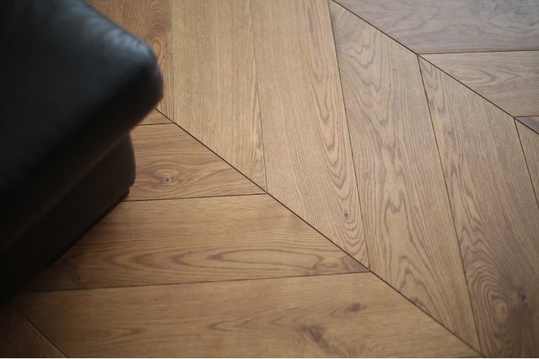 chevron parquet wood flooring