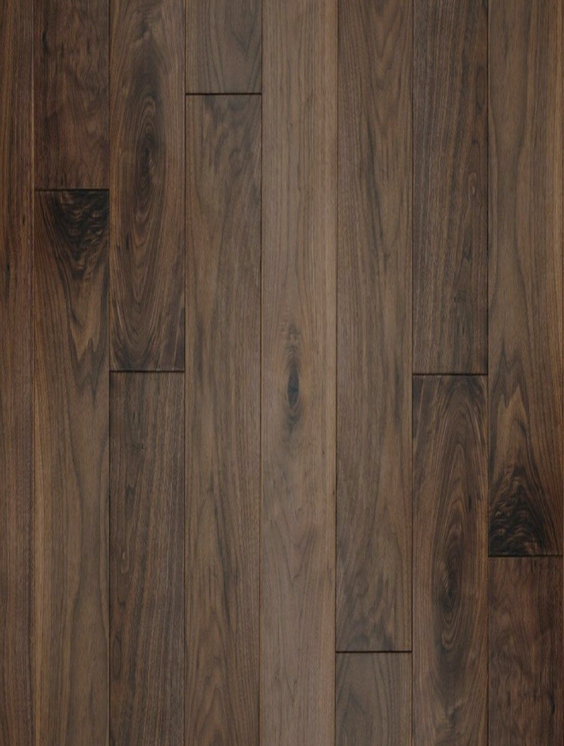 Black Walnut Engineered Wood Floor, North American Hardwood Flooring Company