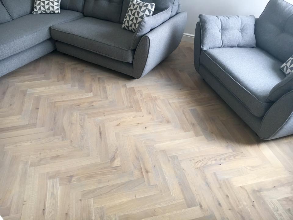 Solid Oak Parquet Flooring